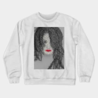 Girl face Crewneck Sweatshirt